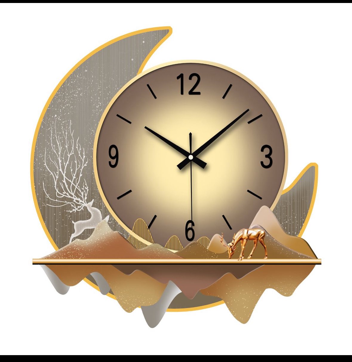 Luxury Dining Living Room Decorative Acrylic Wall Clock