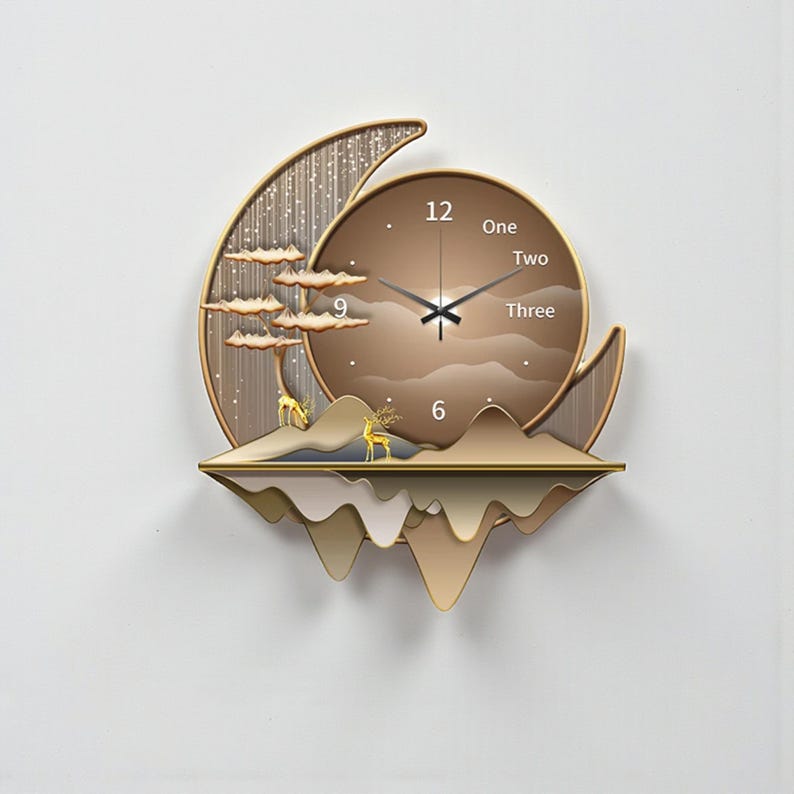 Luxury Dining Living Room Decorative Acrylic Wall Clock