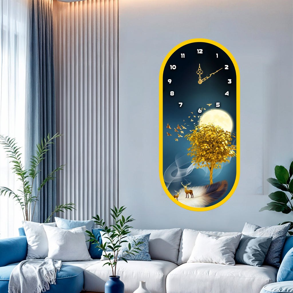 Luxury Dining Living Room Decorative Acrylic Wall Clock