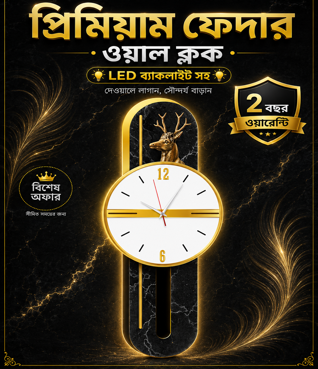 Premium Wall Clock- GD-510