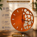 Modern Wooden Wall Clock
