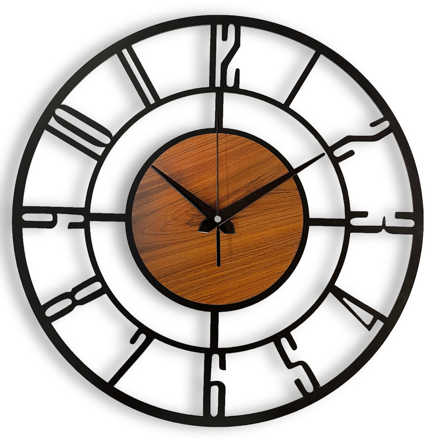 Designer Number Acrylic/Wooden Wall clock