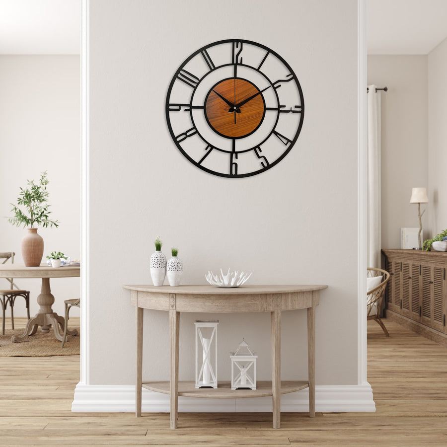 Designer Number Acrylic/Wooden Wall clock
