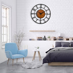 Designer Number Acrylic/Wooden Wall clock