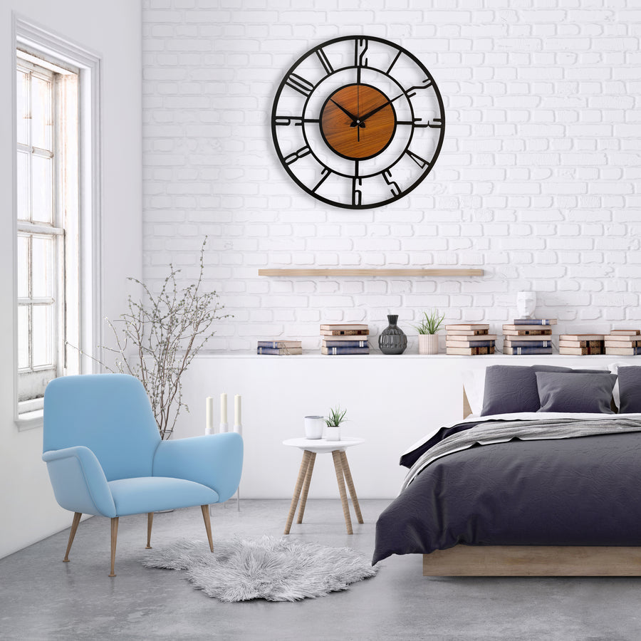 Designer Number Acrylic/Wooden Wall clock