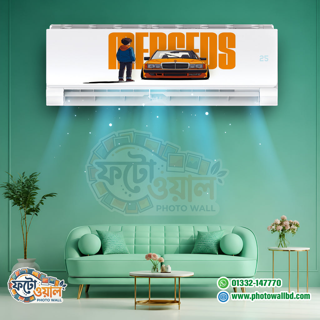 Premium AC sticker is waterproof and dustproof