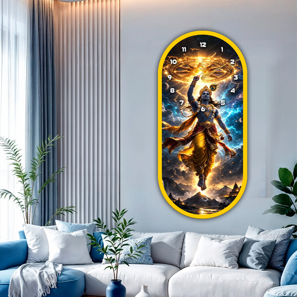 Decorative acrylic wall clock for luxury dining and living rooms