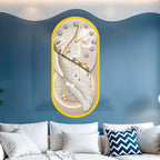 Decorative acrylic wall clock for luxury dining and living rooms