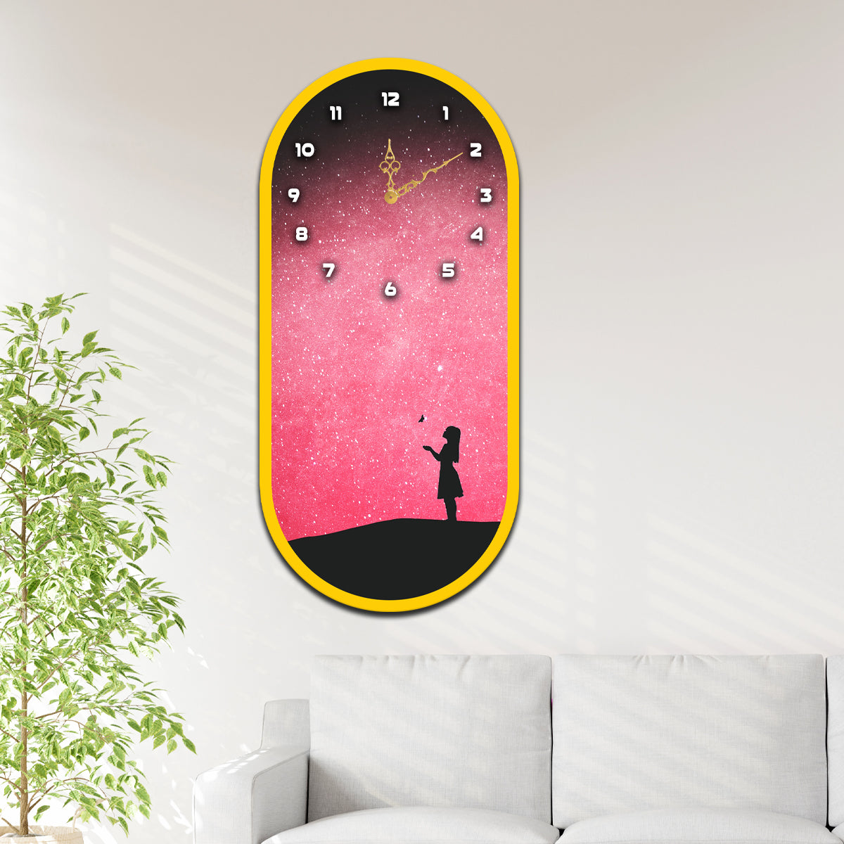 Luxury Dining Living Room Decorative Acrylic Wall Clock