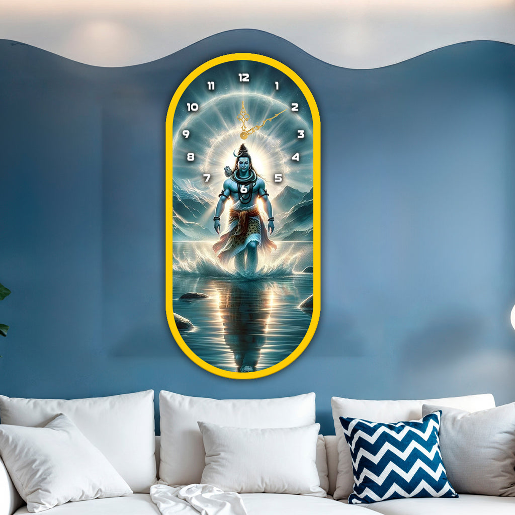 Decorative acrylic wall clock for luxury dining and living rooms