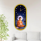 Decorative acrylic wall clock for luxury dining and living rooms