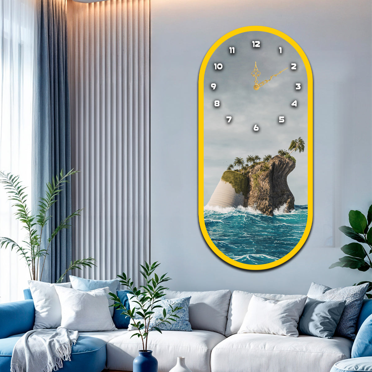 Luxury Dining Living Room Decorative Acrylic Wall Clock
