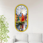 Decorative acrylic wall clock for luxury dining and living rooms