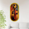 Decorative acrylic wall clock for luxury dining and living rooms