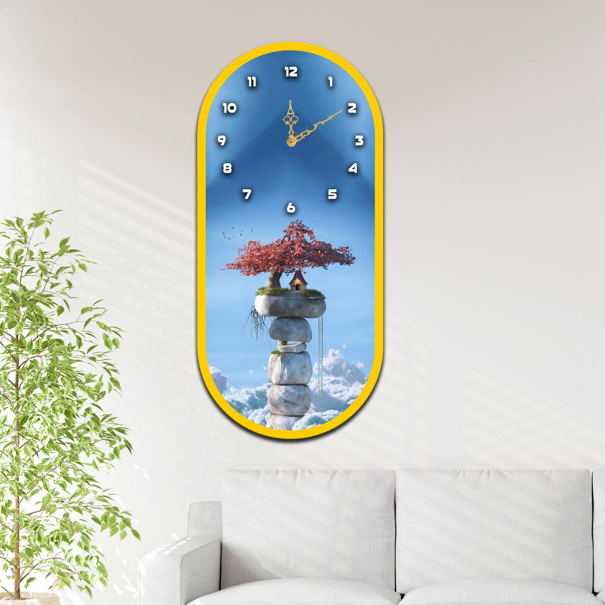 Luxury Dining Living Room Decorative Acrylic Wall Clock