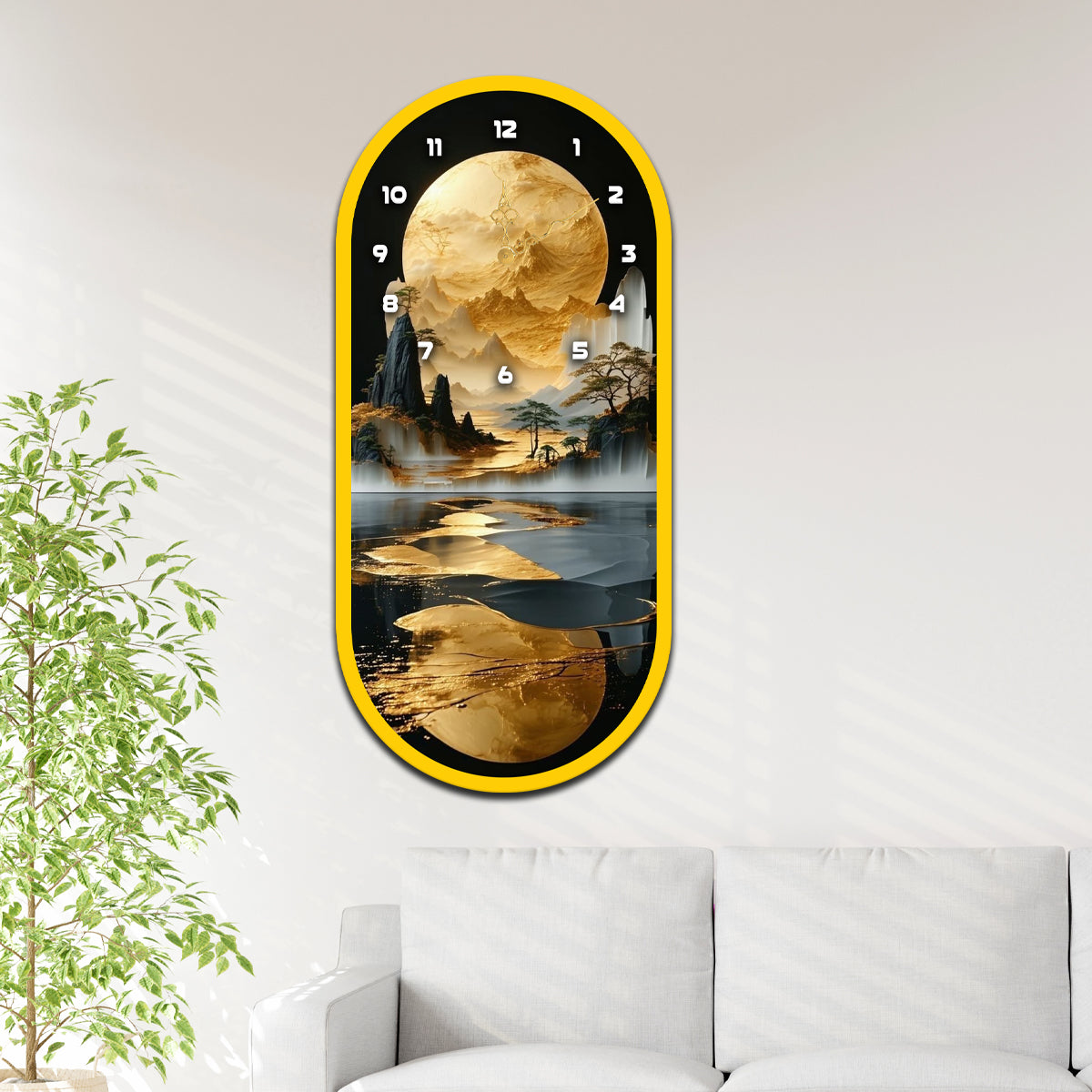 Luxury Dining Living Room Decorative Acrylic Wall Clock