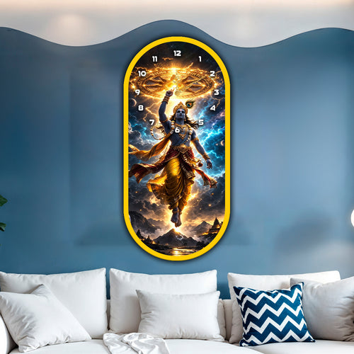 Decorative acrylic wall clock for luxury dining and living rooms