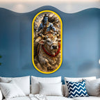 Decorative acrylic wall clock for luxury dining and living rooms