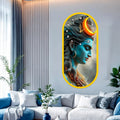 Decorative acrylic wall clock for luxury dining and living rooms