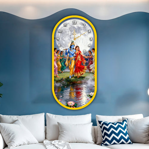 Decorative acrylic wall clock for luxury dining and living rooms
