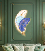 Premium Feather Wall Clock- GD-501