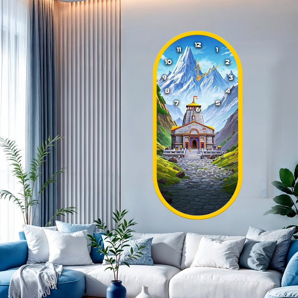 Decorative acrylic wall clock for luxury dining and living rooms