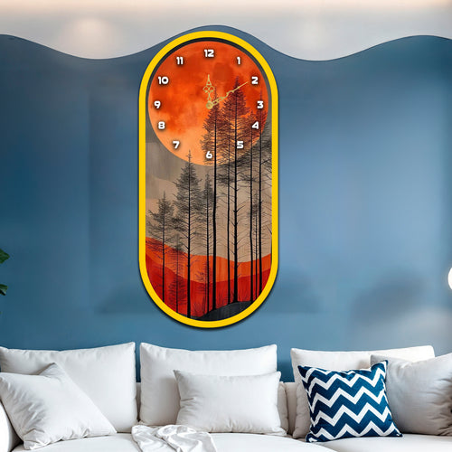 Luxury Dining Living Room Decorative Acrylic Wall Clock