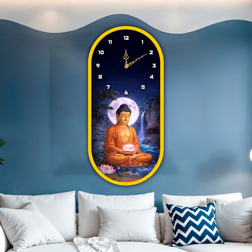 Decorative acrylic wall clock for luxury dining and living rooms