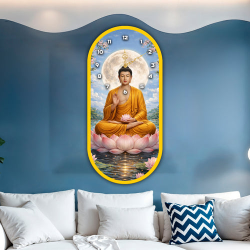 Decorative acrylic wall clock for luxury dining and living rooms