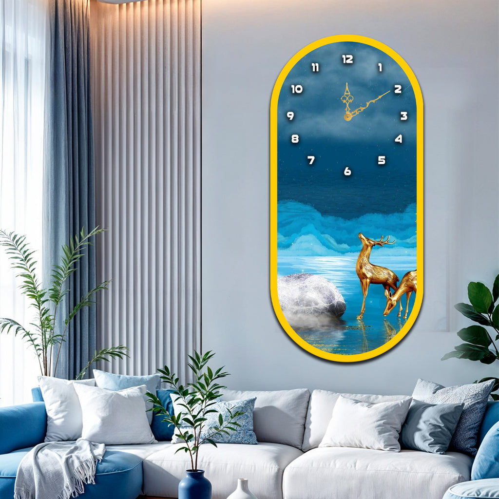 Luxury Dining Living Room Decorative Acrylic Wall Clock