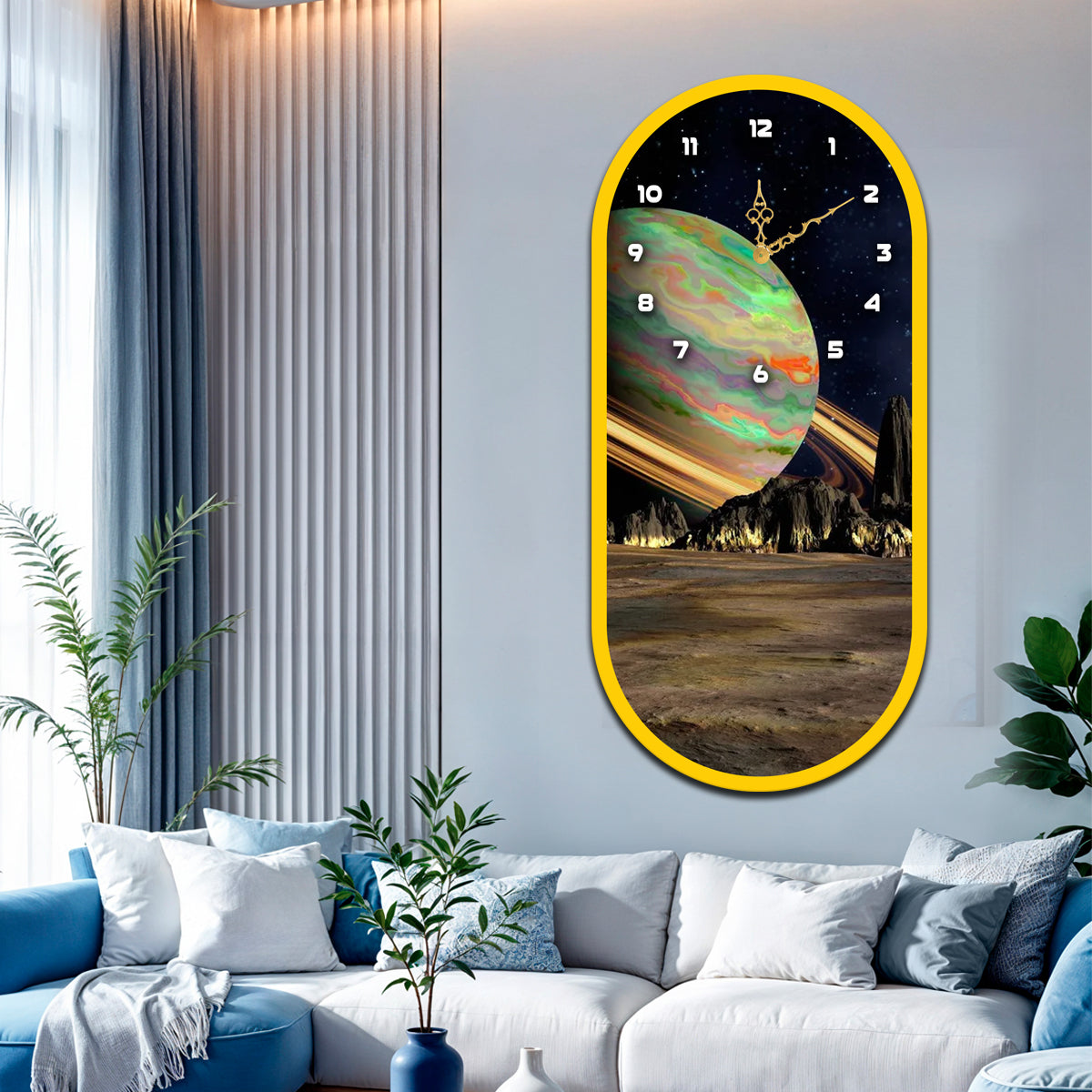 Luxury Dining Living Room Decorative Acrylic Wall Clock