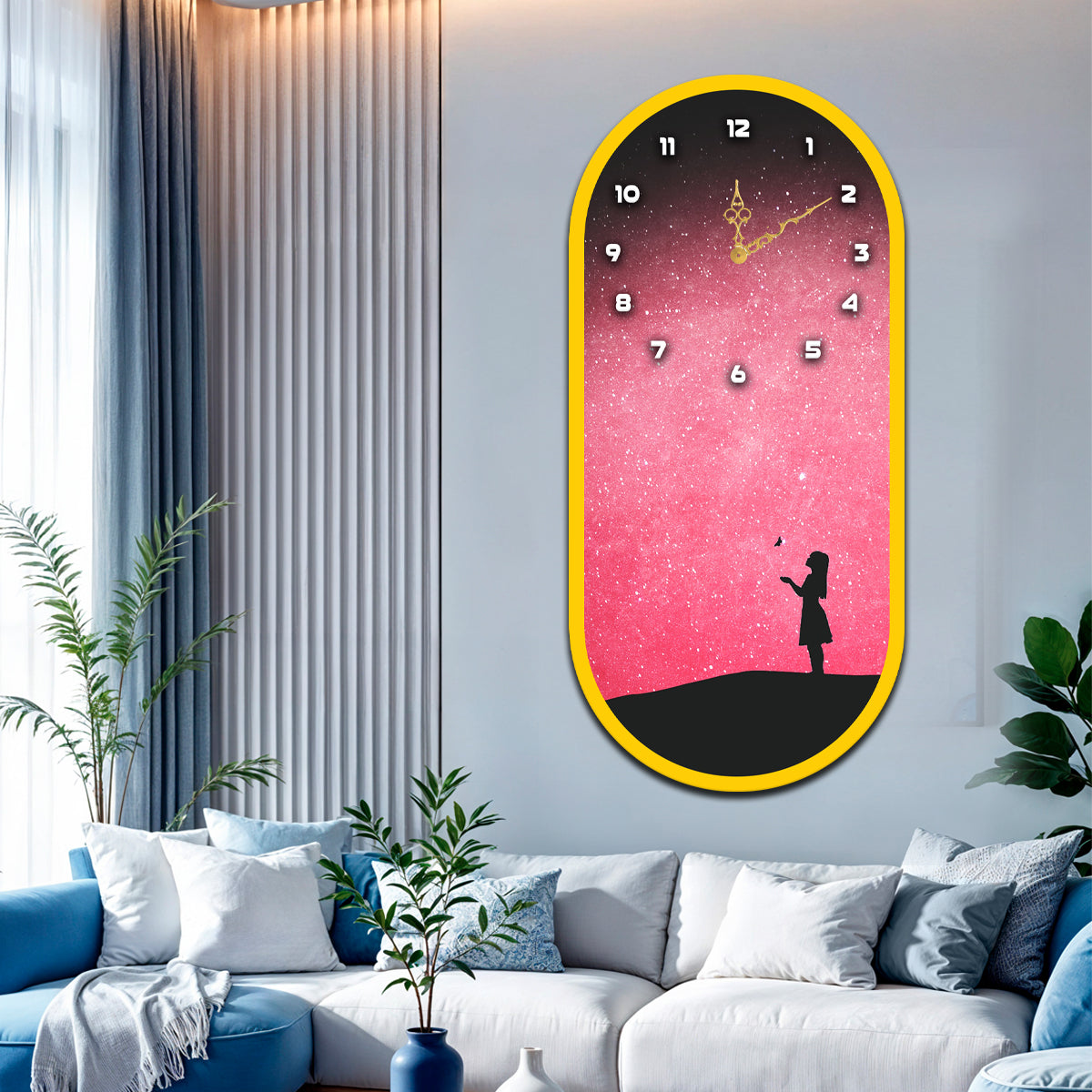 Luxury Dining Living Room Decorative Acrylic Wall Clock