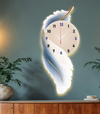 Premium Feather Wall Clock- GD-503