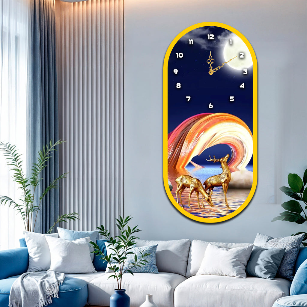 Luxury Dining Living Room Decorative Acrylic Wall Clock