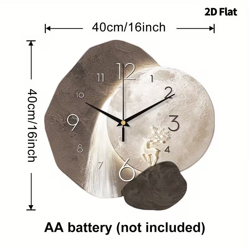Luxury Dining Living Room Decorative Acrylic Wall Clock