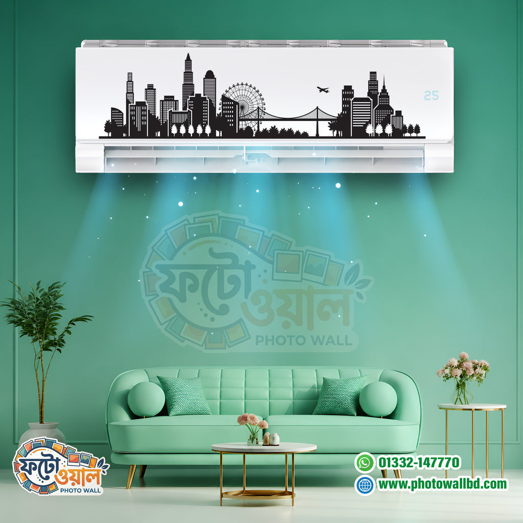 Premium AC sticker is waterproof and dustproof
