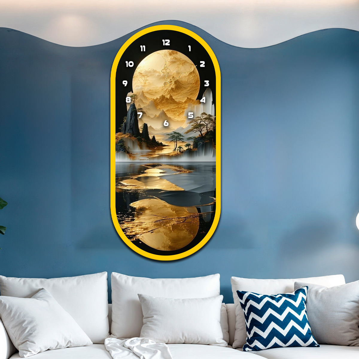 Luxury Dining Living Room Decorative Acrylic Wall Clock
