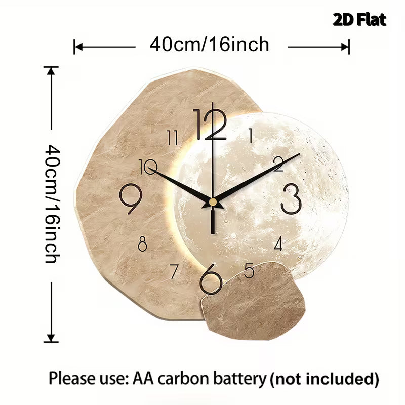 Luxury Dining Living Room Decorative Acrylic Wall Clock