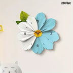 flower wall clock - Acrylic