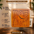 Modern Wooden Wall Clock