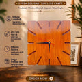 Modern Wooden Wall Clock