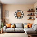 Designer Number Acrylic/Wooden Wall clock
