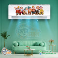 Premium AC sticker is waterproof and dustproof