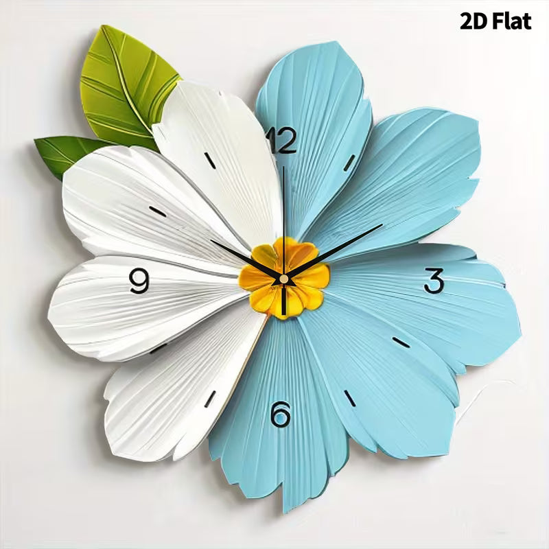 flower wall clock - Acrylic