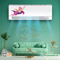 Premium AC sticker is waterproof and dustproof.