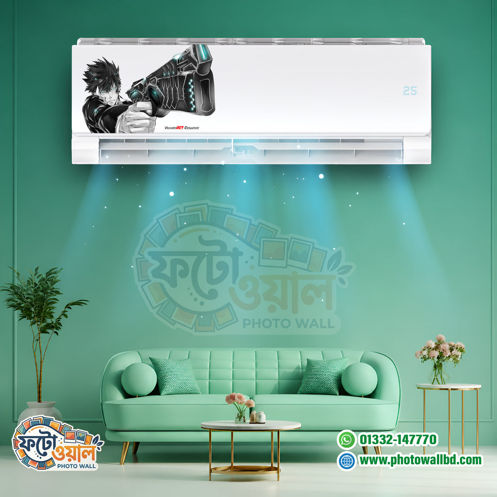 Premium AC Sticker – Waterproof & Dustproof