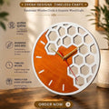 Modern Wooden Wall Clock