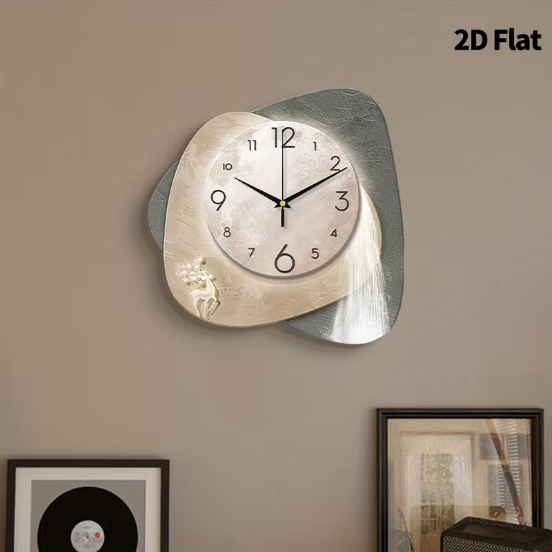 Luxury Dining Living Room Decorative Acrylic Wall Clock