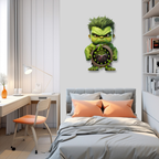 Superhero Theme Wall Clock for Kids Room - Premium Quality