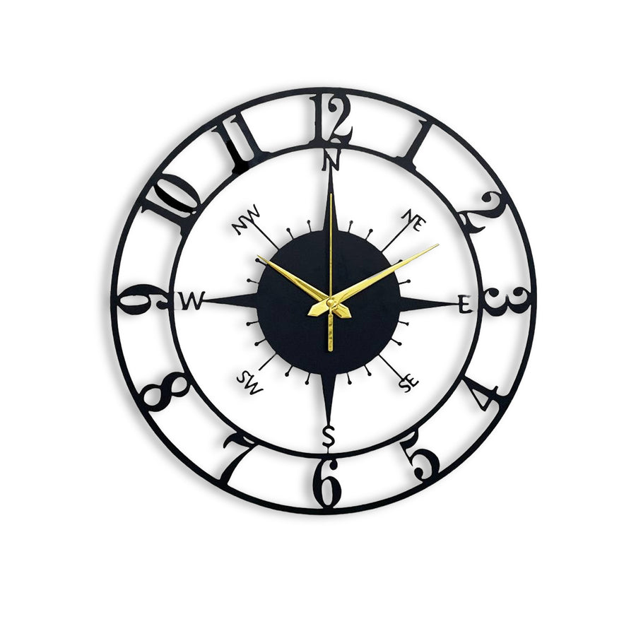 Designer Number Metal Wall clock
